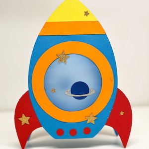 Laterne Rakete als Bastelset