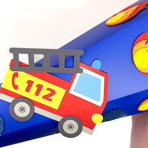 Bastelset Schultüte Feuerwehr