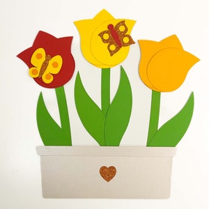 Tulpen als Bastelset
