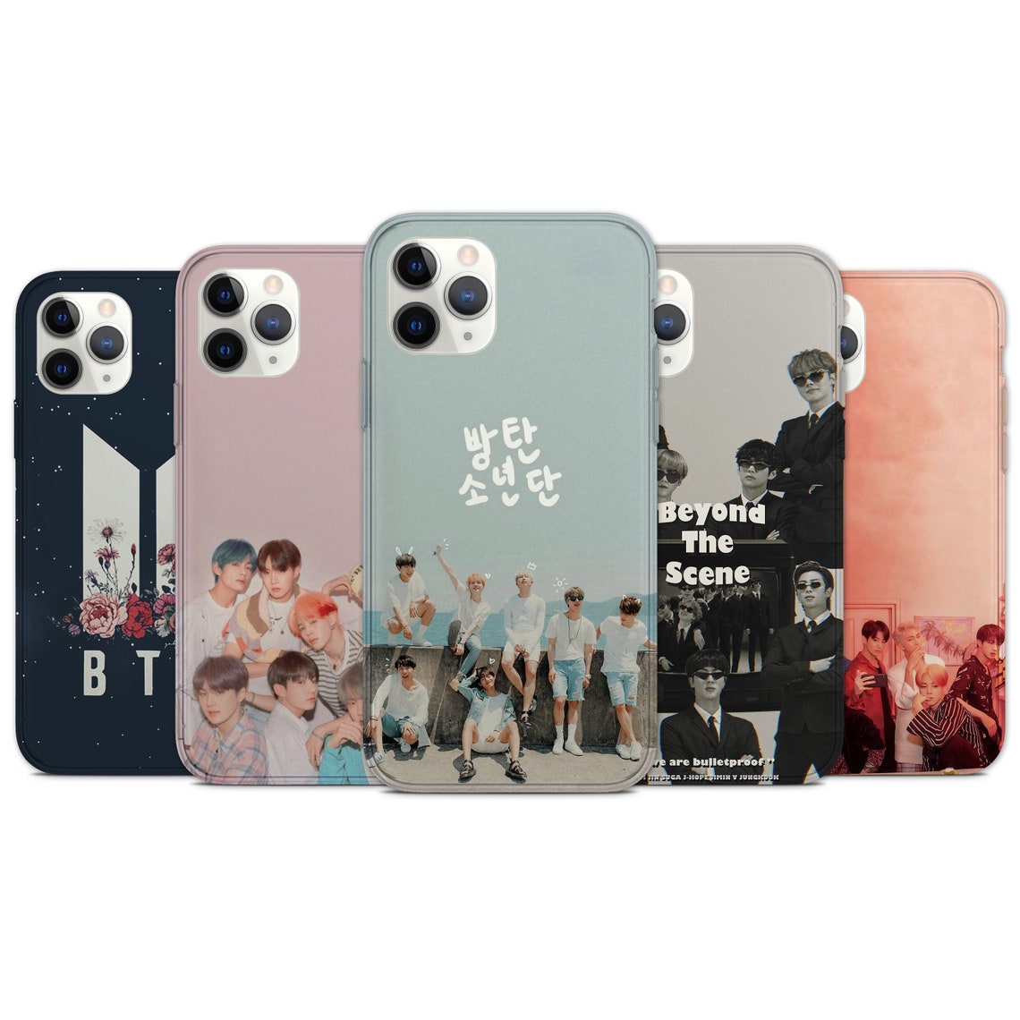 BTS Phone Case KPop for iPhone 11 12 Pro XR 11 & A40 S9 Etsy