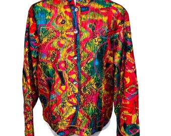 chico's silk jacket