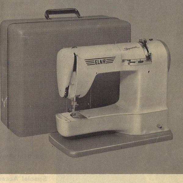 Elna Supermatic Sewing Machine Etsy