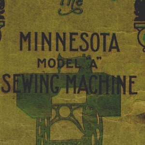 Minnesota Sewing Machine Model A Manual PDF, Minnesota Sewing Machine Instructions Download