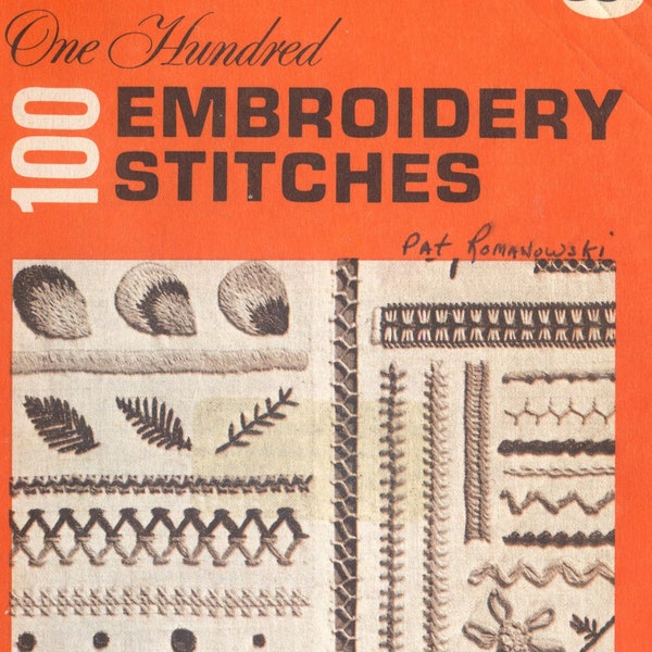 100 Embroidery Stitches PDF E-Book