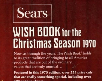 Sears Wish Book 1970 PDF Catalog, Vintage Sears Christmas Catalog, Christmas Toys Catalog, Holiday Catalog, Old Sears Catalog PDF