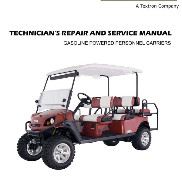 Ezgo Repair Manual Etsy