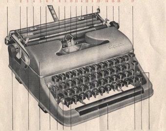 Olympia SM3 Manual PDF Digital Download, Olympia SM3 Typewriter Instructions Manual PDF, Typewriter Manuals