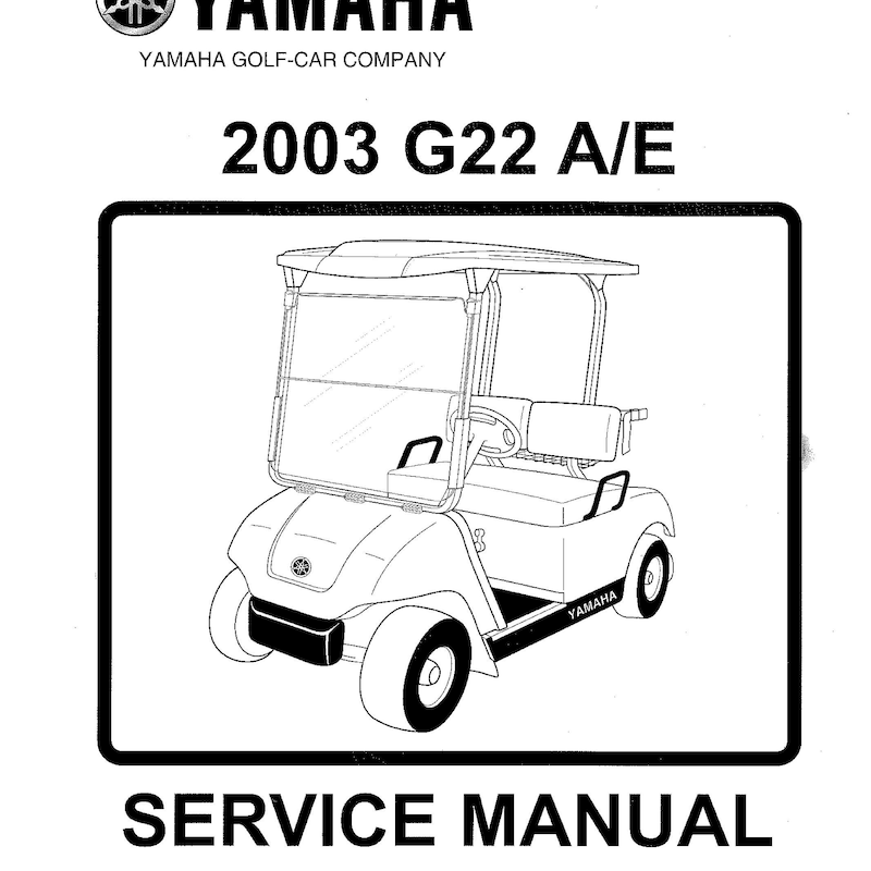 2005 YAMAHA GOLF CART MANUAL visual data 7