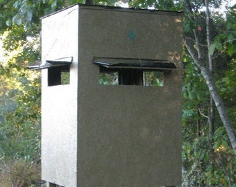 Hunting Blind Tree Stand DIY Plans, Deer Hunting Box Blind Plans