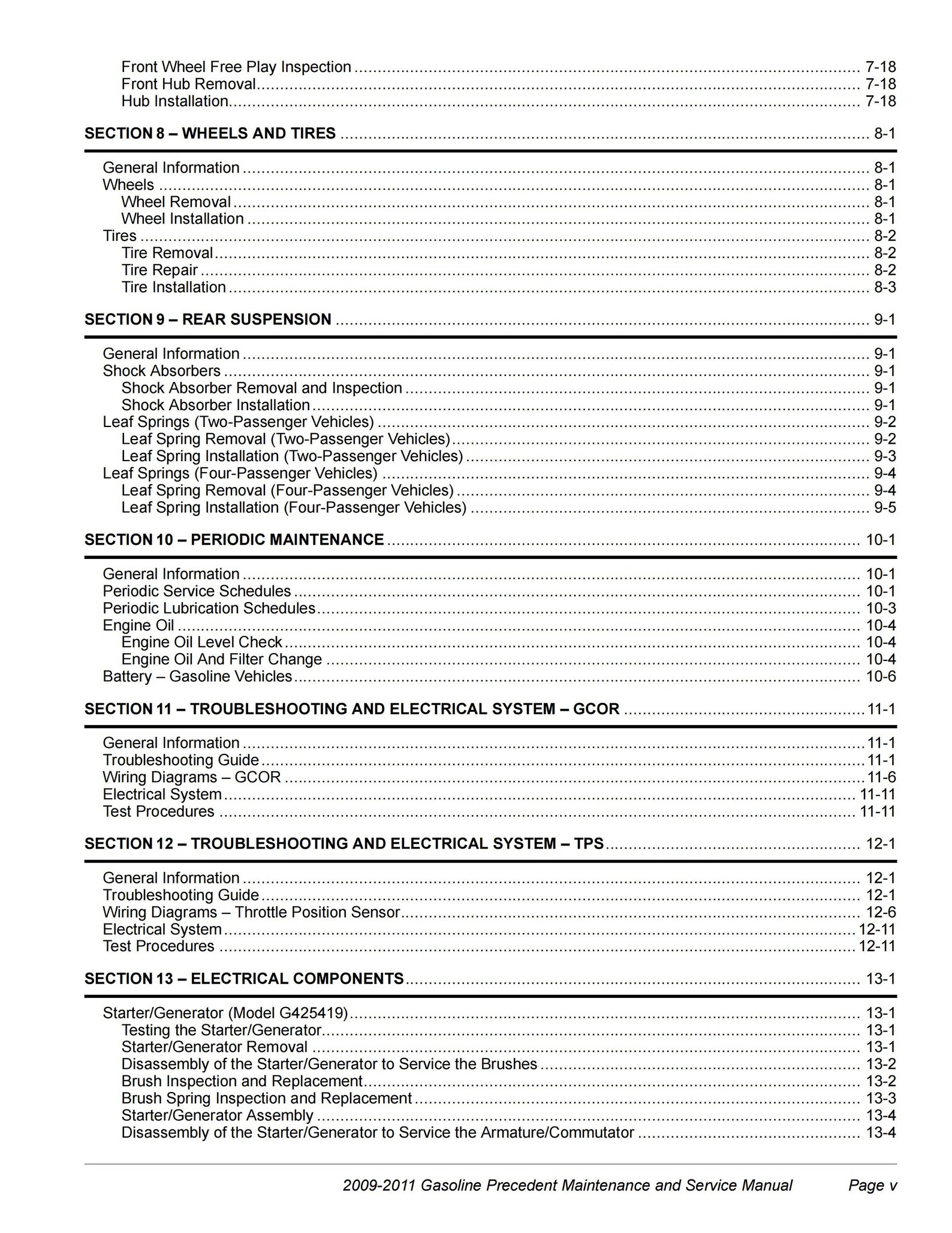 2010 Club Car Precedent Golf Cart Manual PDF 2009-2011 | Etsy