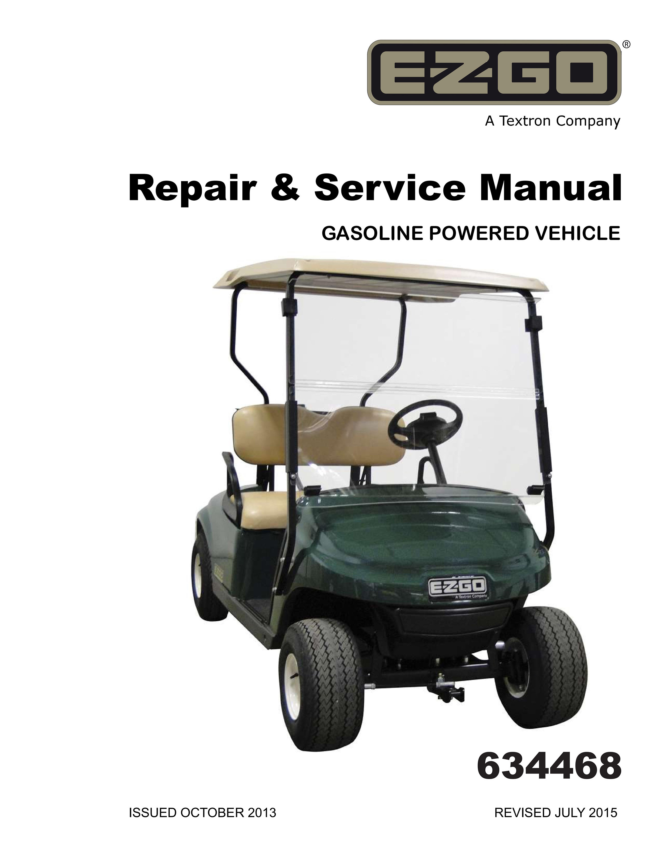 2014 2015 EZGO TXT Service Manual PDF Digital Download 2014 Etsy España