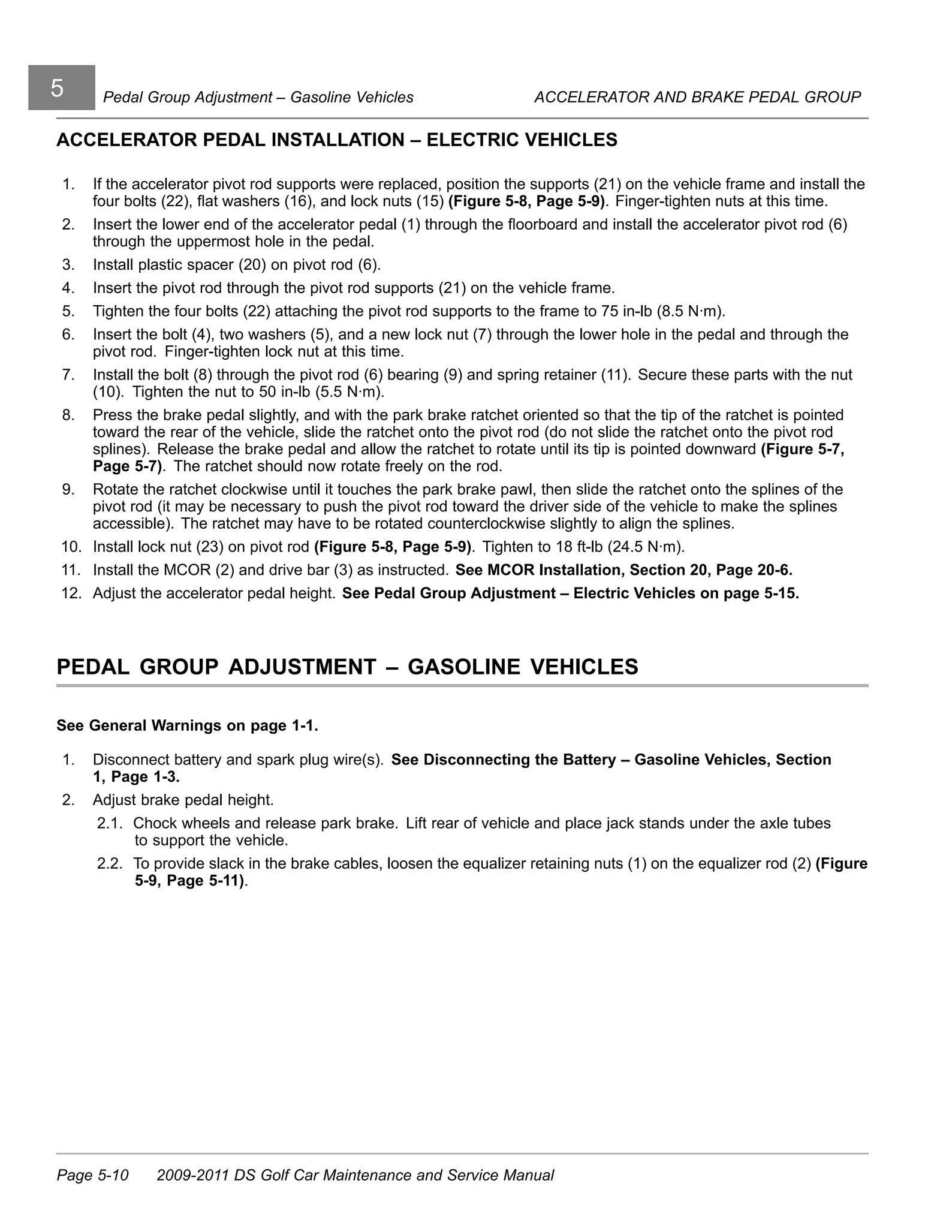 1999 CLUB CAR DS MANUAL visual data 3