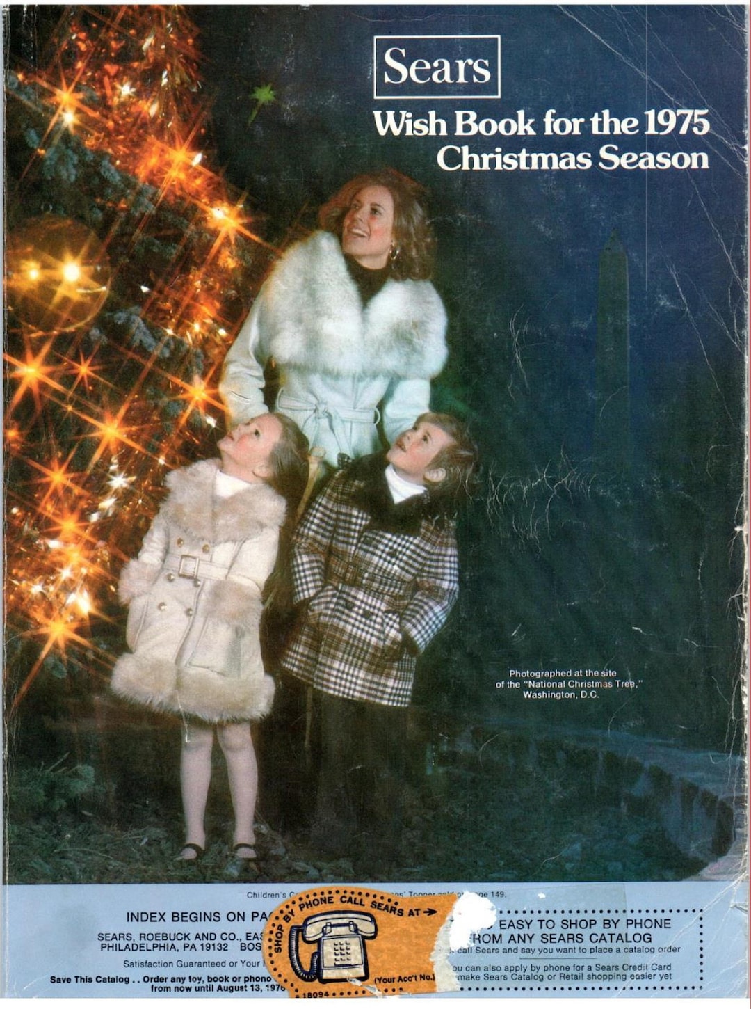 Sears Christmas Catalog 1975, Sears Wish Book 1975, Vintage Sears