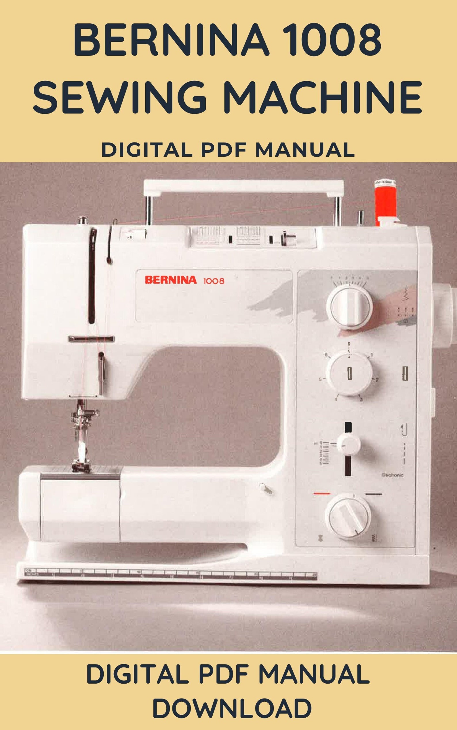 Bernina 1008 Sewing Machine Manual how to wind a bobbin on a Etsy België