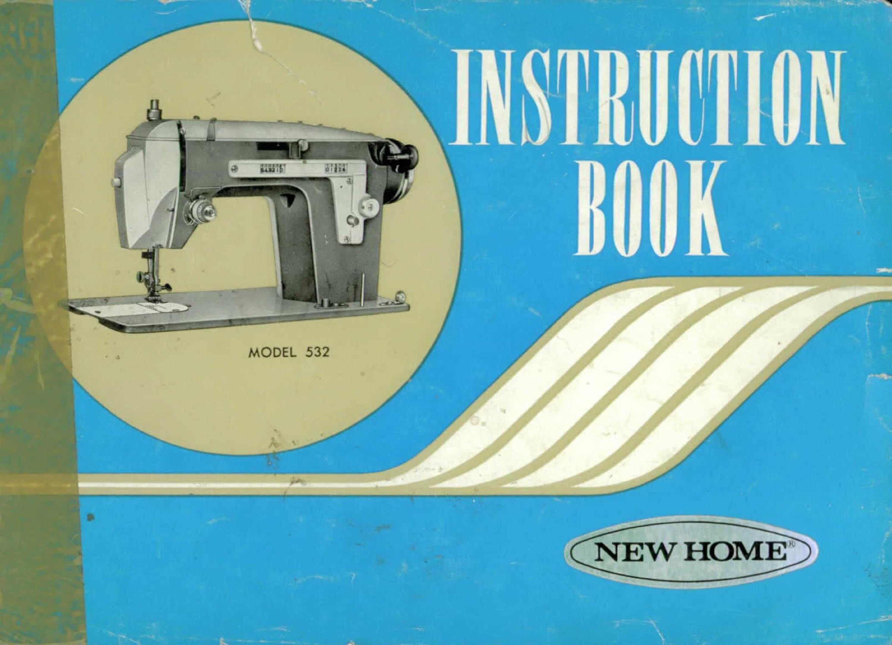 New Home 532 Sewing Machine Manual PDF, Janome 532 Instructions Manual