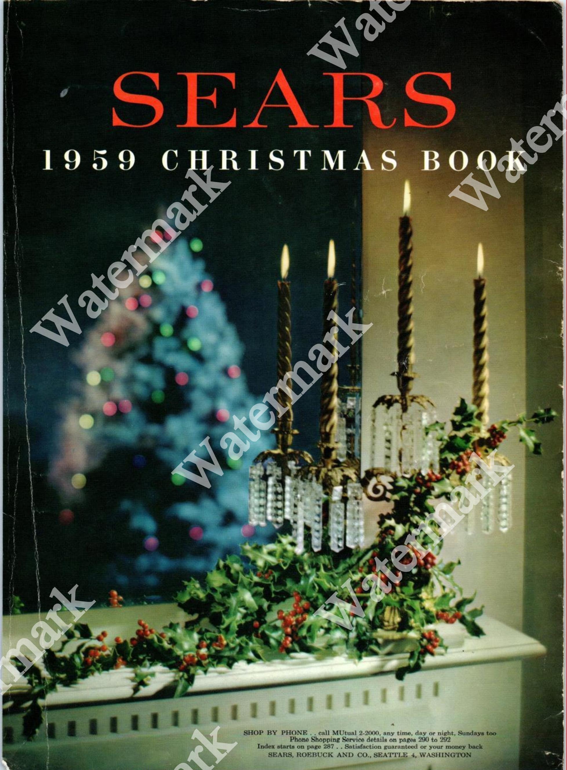 Sears Christmas Wish Book 1958 Catalog Pdf/digital Format, Vintage