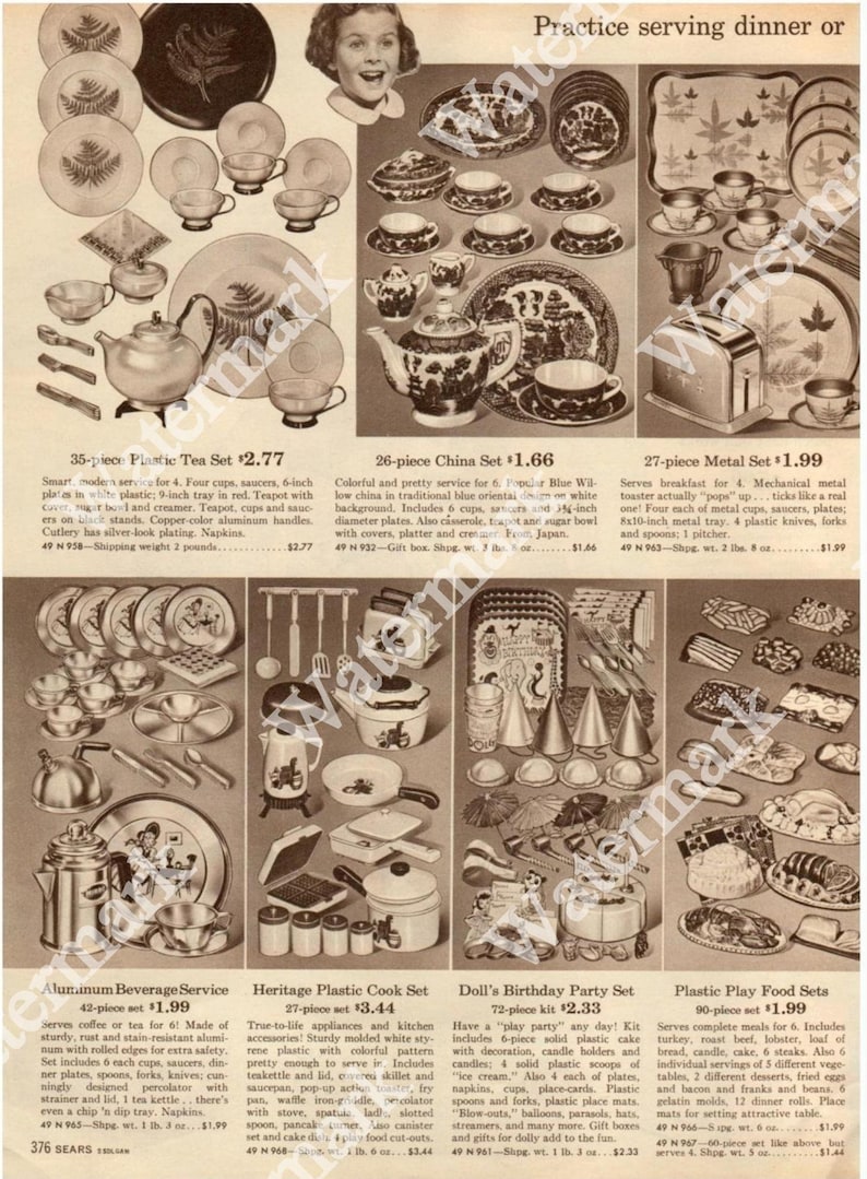 Vintage 1960 Sears Christmas Wish Book Catalog Pdf/digital Format, Old