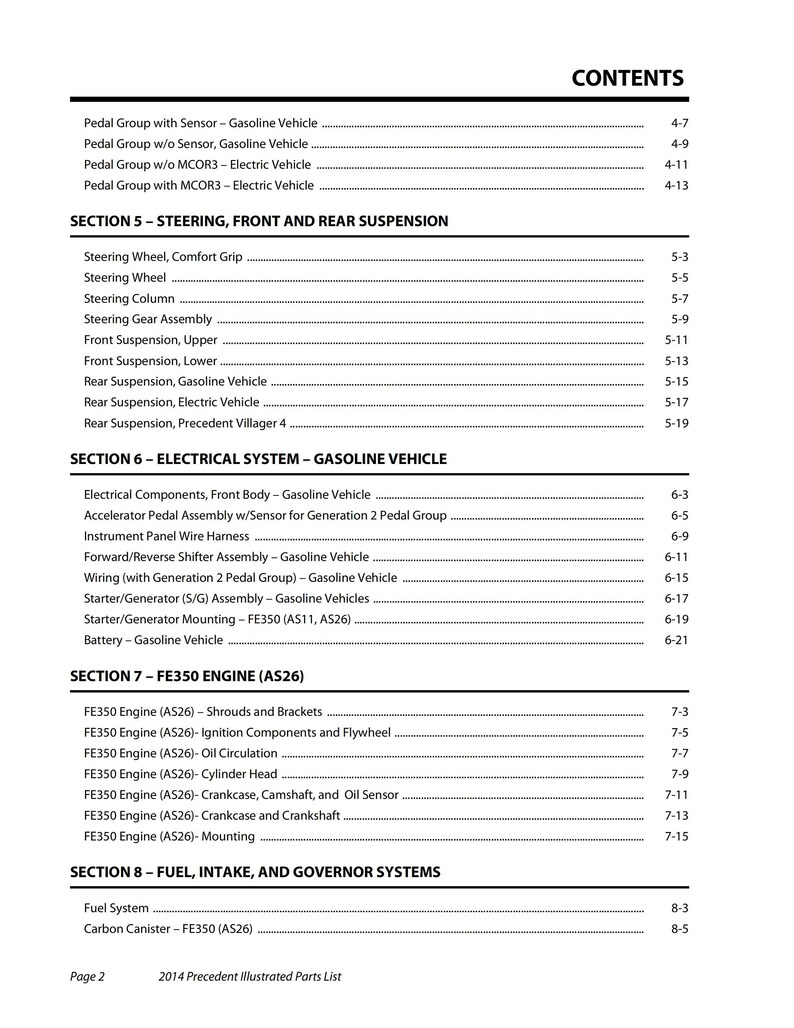 2014 CLUB CAR PRECEDENT PARTS MANUAL PDF FREE DOWNLOAD visual data 3
