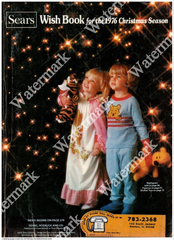 Sears Christmas Catalog 1976 Sears Wish Book 1976 Sears Etsy Canada