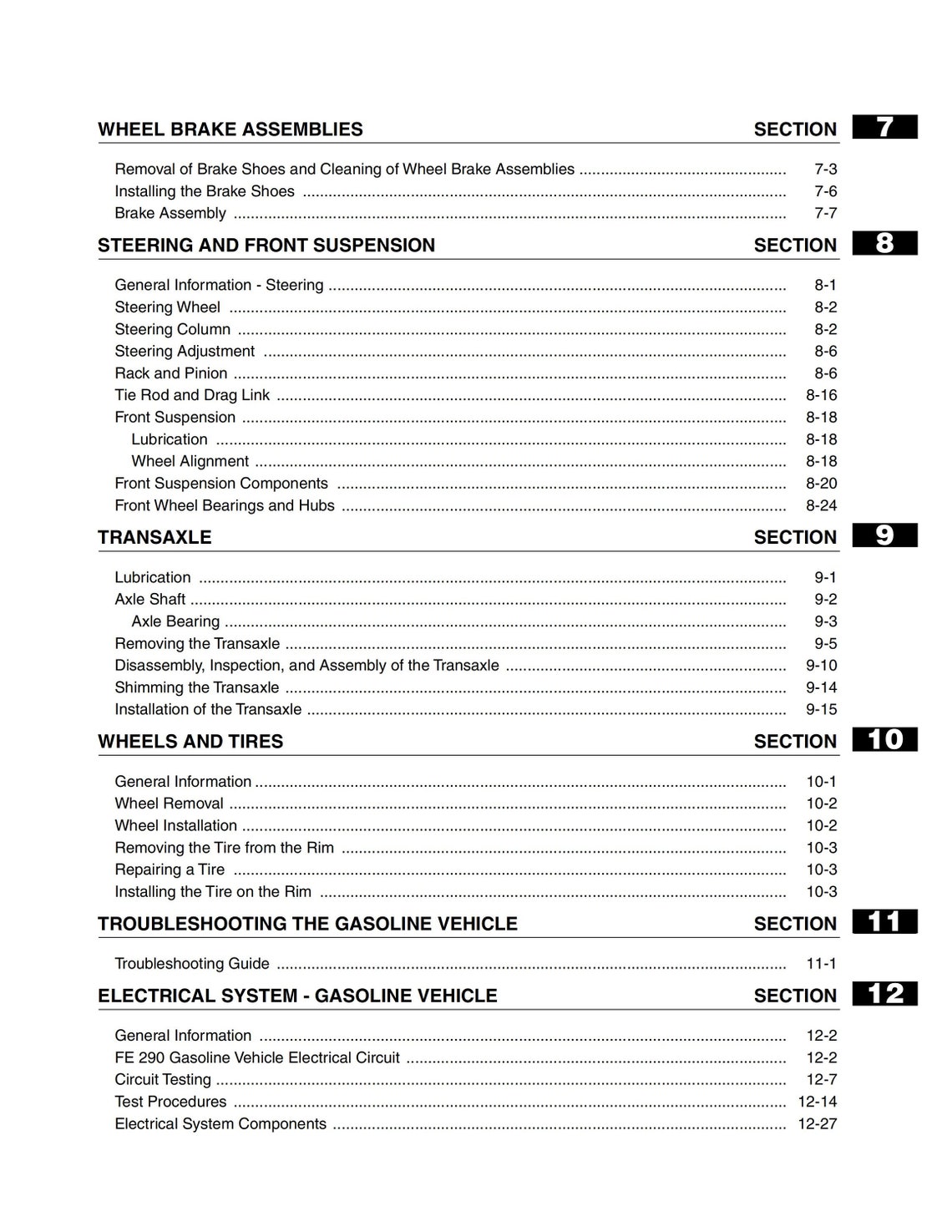 1995 Club Car DS Repair Manual PDF / 1995-1996 Club Car DS | Etsy