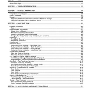 2008 CLUB CAR PRECEDENT SERVICE MANUAL PDF visual data 8