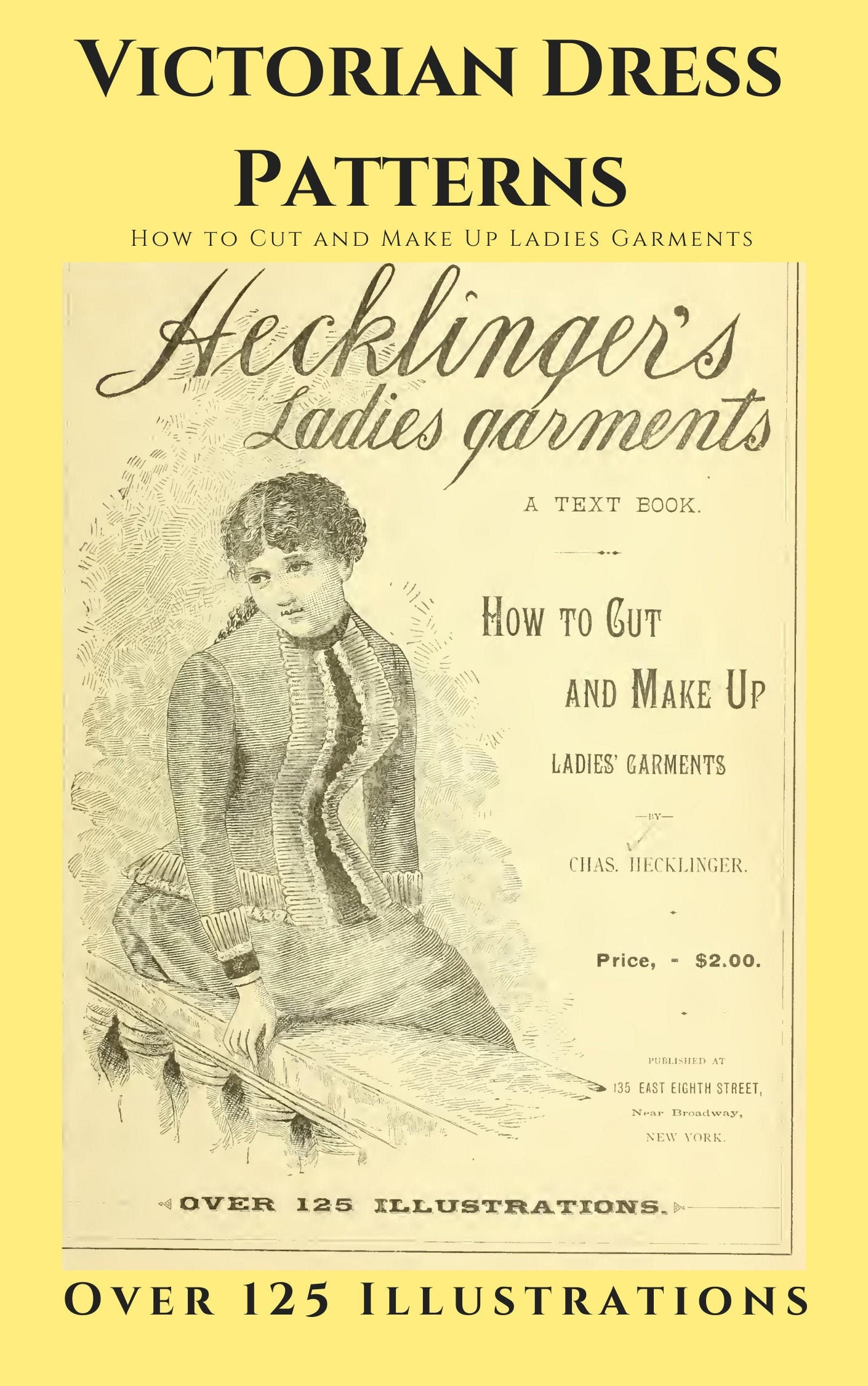 Viktorianisches Kleid Schnittmuster Illustriertes Buch Entwerfen Sie Ihre eigenen atemberaubenden Kostüme Perfekt für Schneiderinnen 50 Seiten Vintage Printable PDF