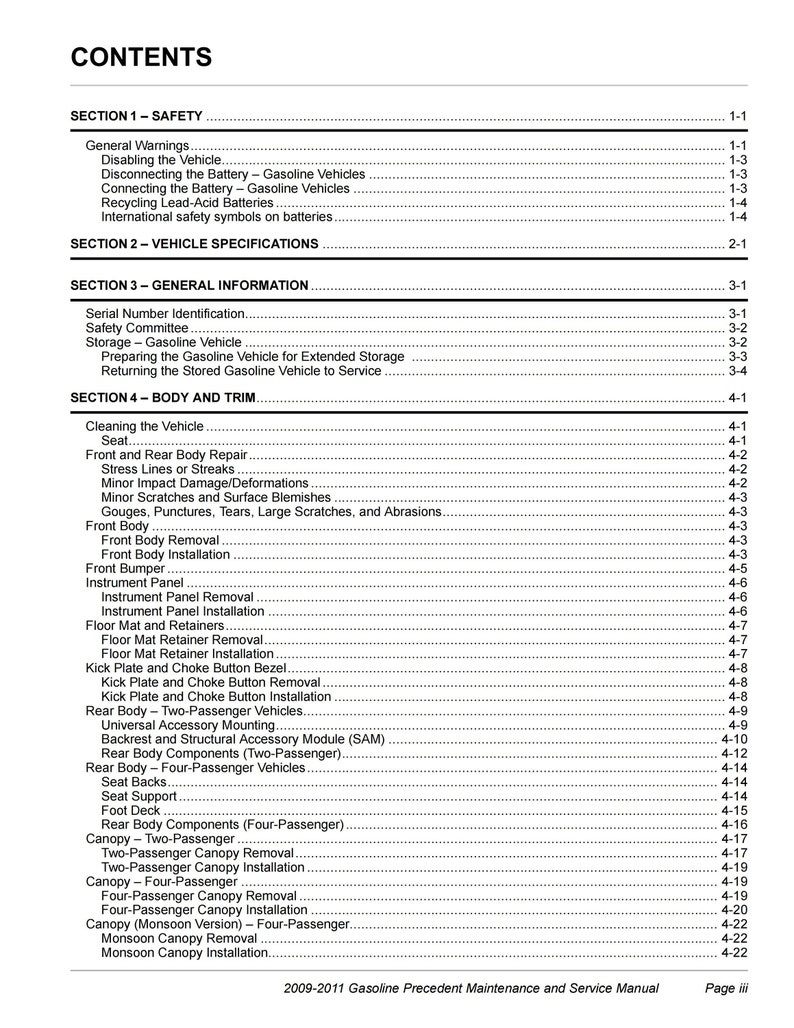 2010 Club Car Precedent Golf Cart Manual PDF, 20092011 Service Manual