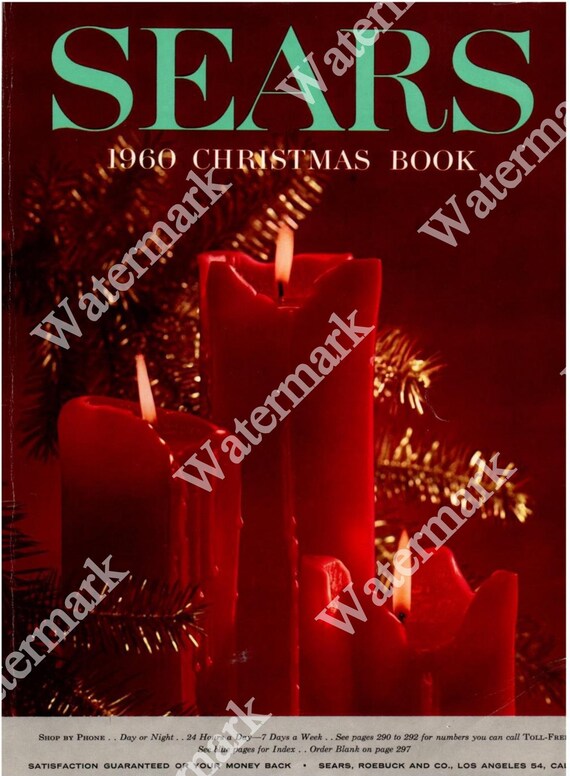 Vintage 1960 Sears Christmas Wish Book Catalog Pdf/digital Format