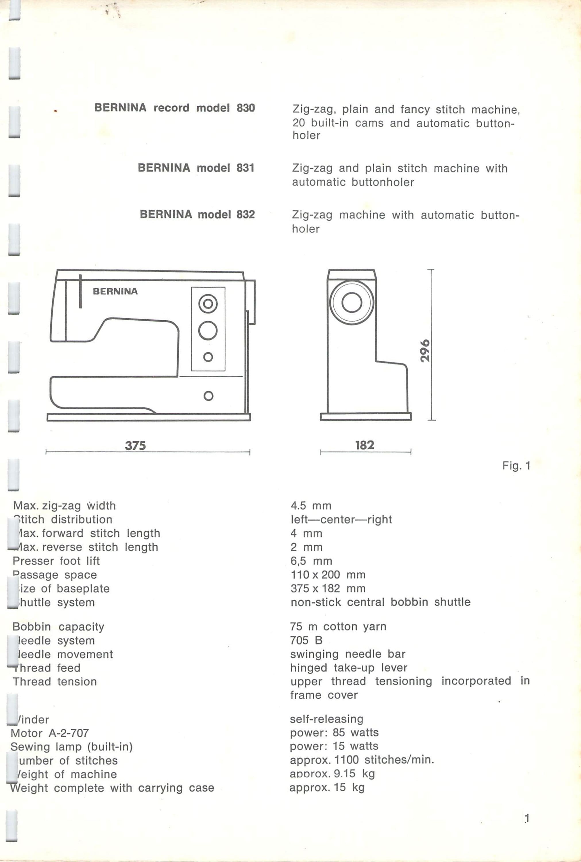 Bernina Record 830 Manual, How to Oil Bernina 830 Record, Bernina 830