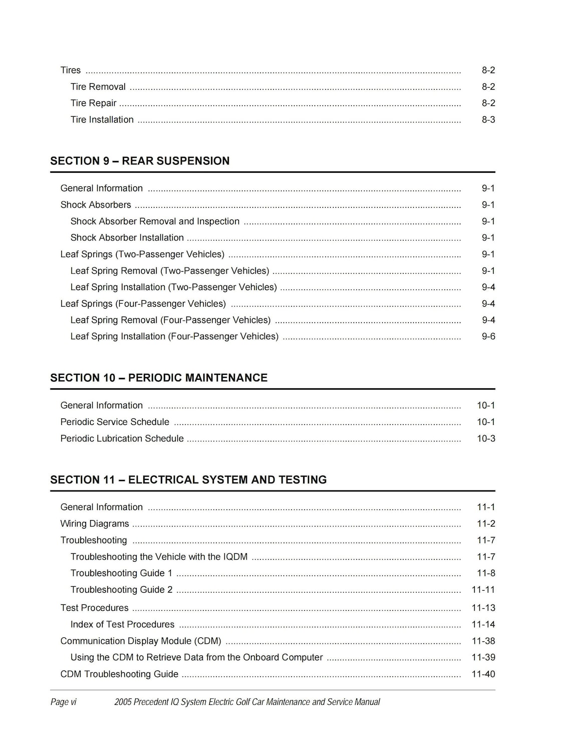 2005 Club Car Precedent Electric Golf Cart Maintenance & | Etsy