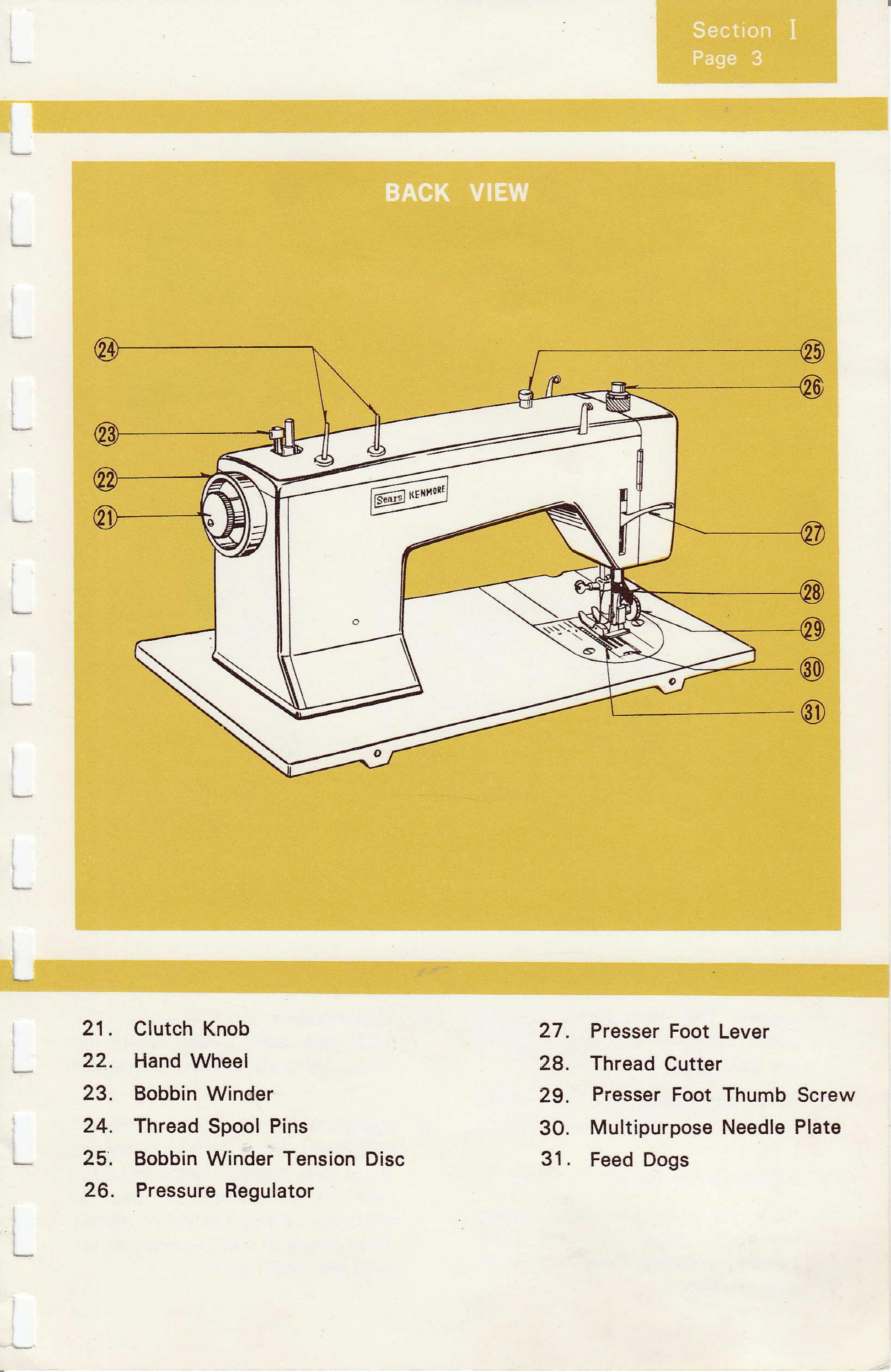 Kenmore 1410 Sewing Machine Manual, 158.14100, 158.14101 Instructions ...