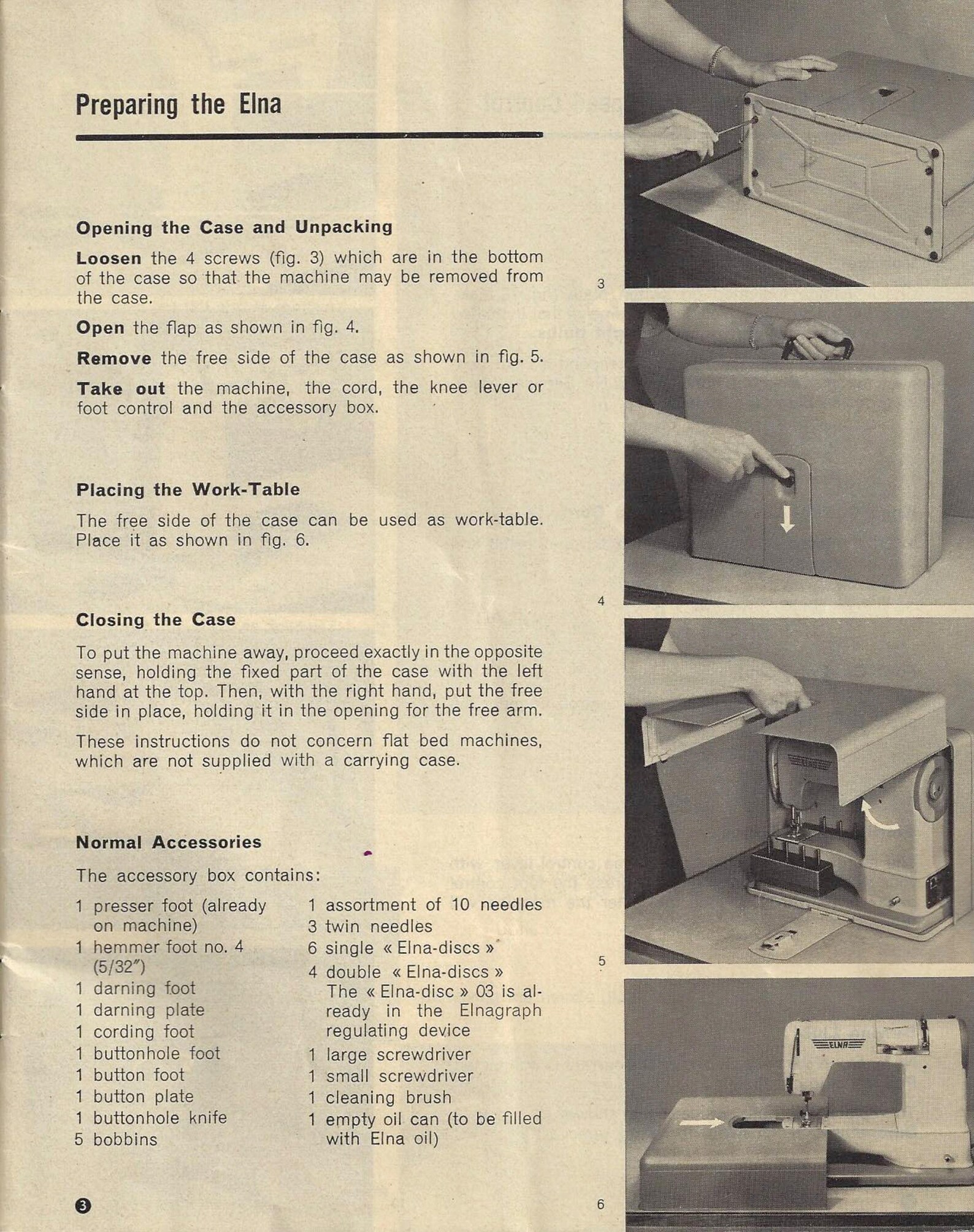 Elna Supermatic Sewing Machine Instruction Manual Elna Etsy