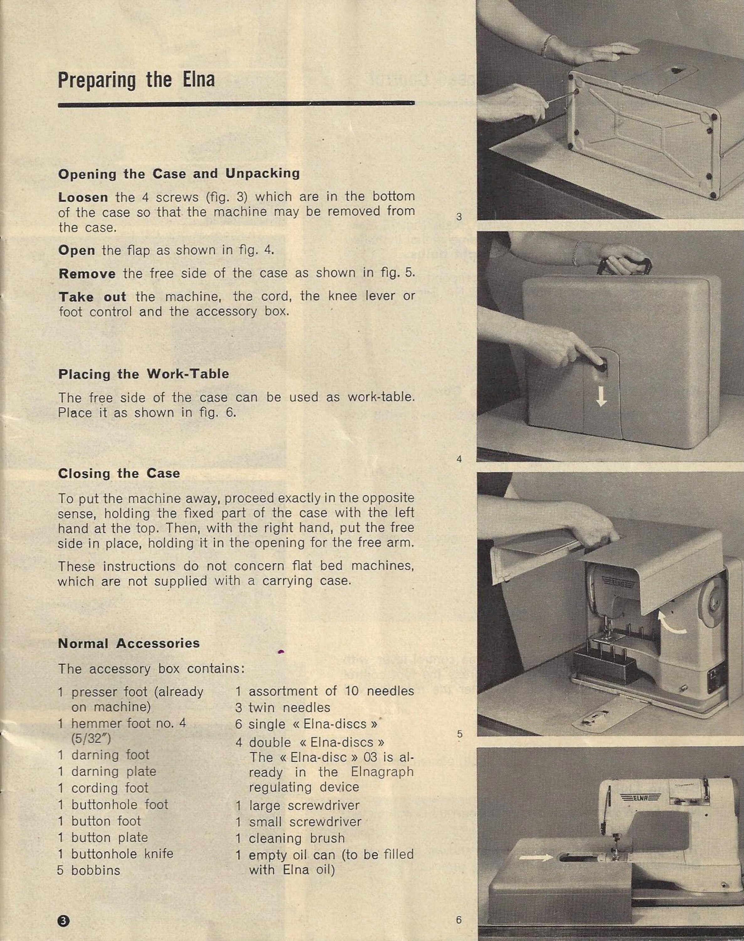 Elna Supermatic Sewing Machine Instruction Manual Elna Etsy