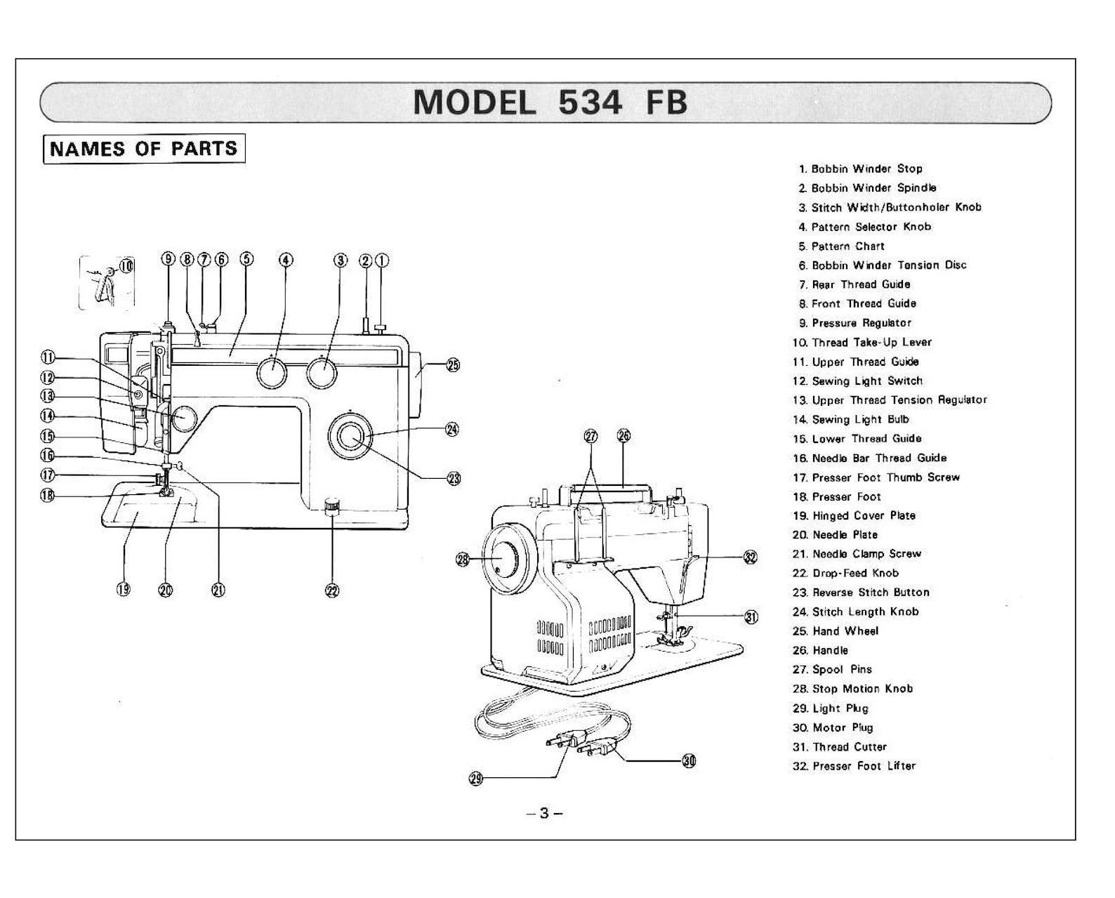 Necchi 535FA Sewing Machine Instruction Manual PDF, Necchi Model 535fa