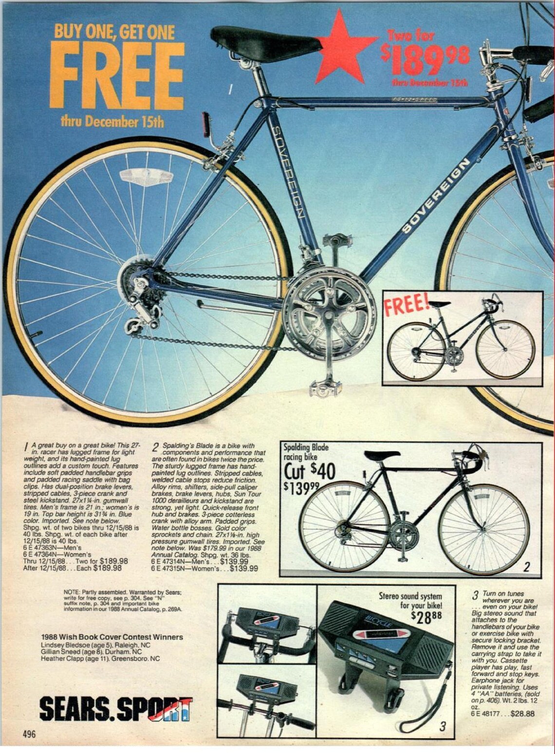 Vintage 1988 Sears Christmas Wishbook / Catalog PDF Ebook, Sears