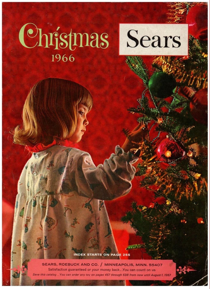 Vintage 1966 Sears Christmas Wishbook / Catalog PDF Digital Download image 1