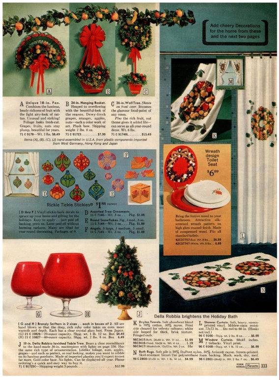 1969 Sears Christmas Catalog Wishbook PDF E-book Vintage - Etsy