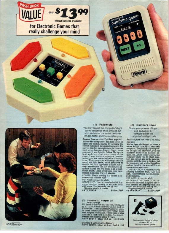 Vintage 1980 Sears Christmas Wishbook Catalog in Pdf/digital