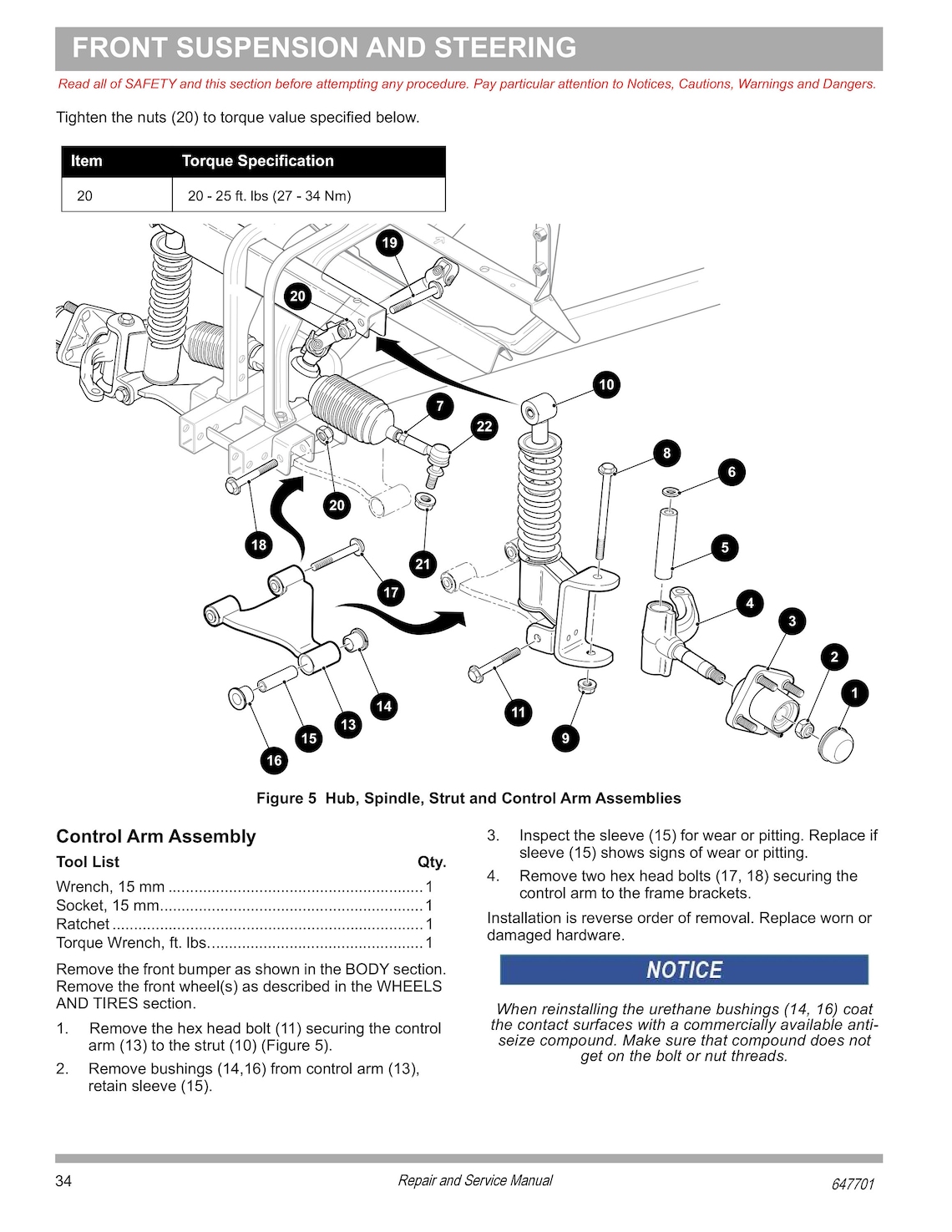20162020 EZGO RXV Gas Golf Cart Repair & Service Manual PDF, Ezgo Rxv