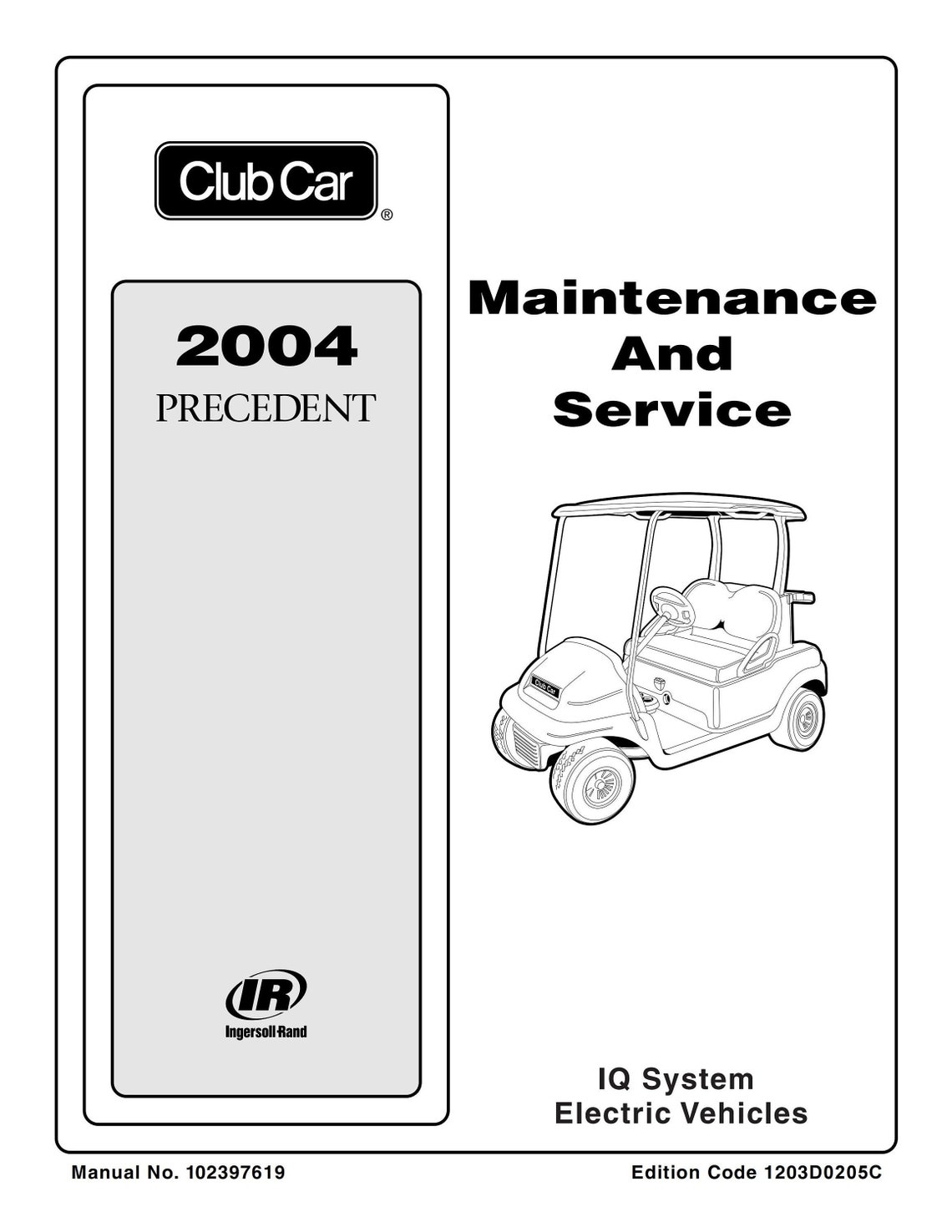 Club Car Onward Service Manual
