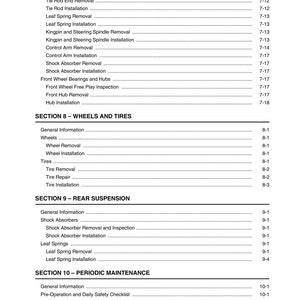 2017 CLUB CAR PRECEDENT MAINTENANCE MANUAL visual data 8