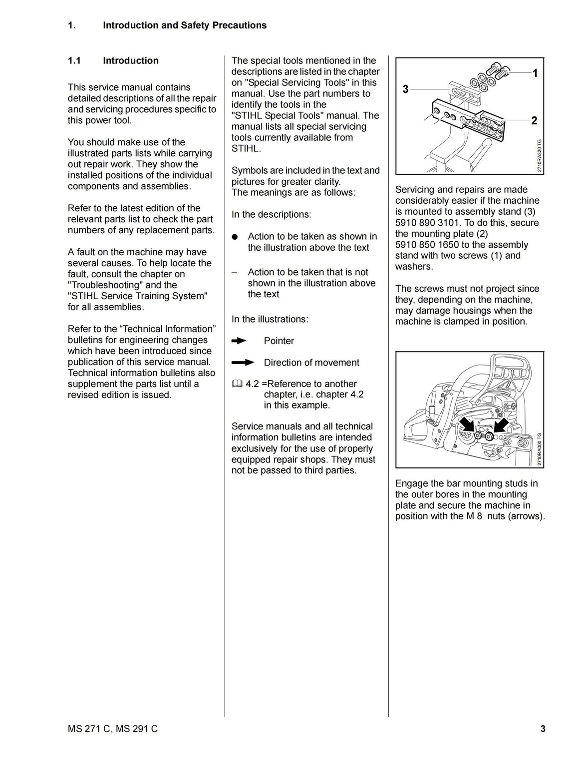 Stihl Ms170 Chainsaw Manual