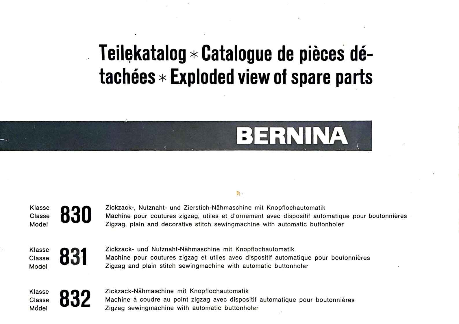 Bernina Record 830 Manual, How to Oil Bernina 830 Record, Bernina 830