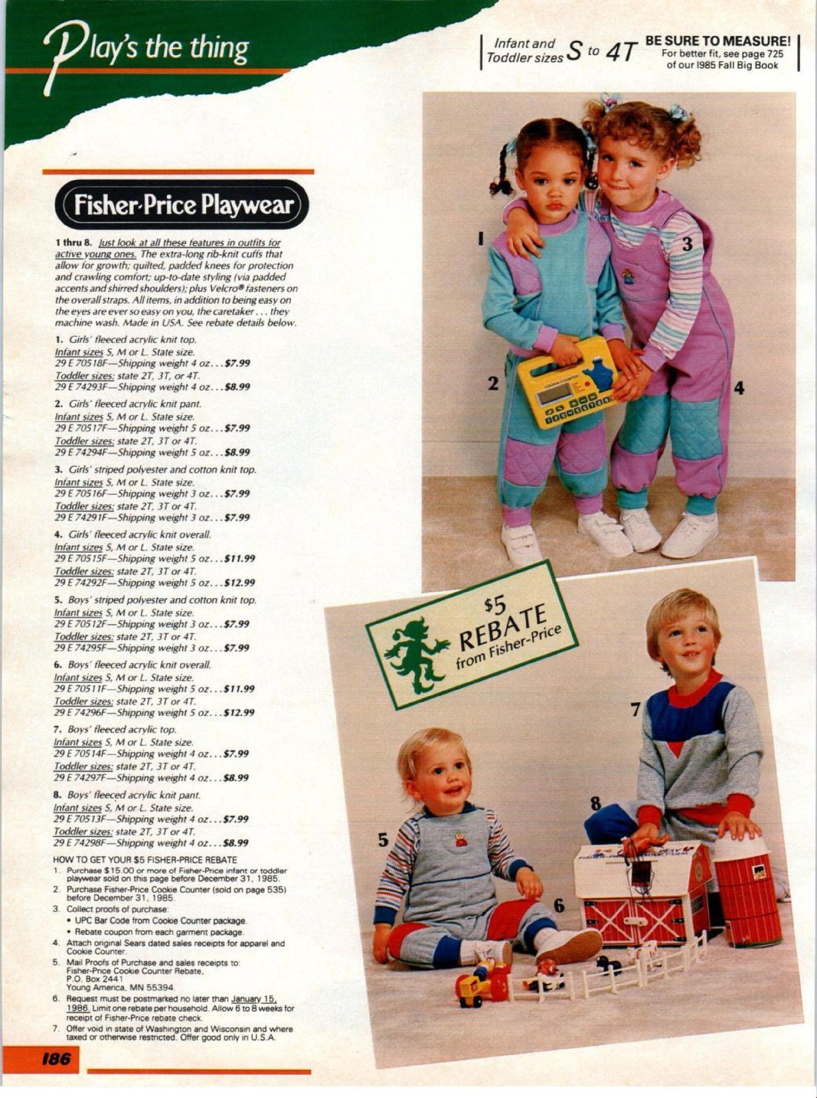 Sears Christmas Catalog 1985, Sears Wish Book 1985, Sears Christmas