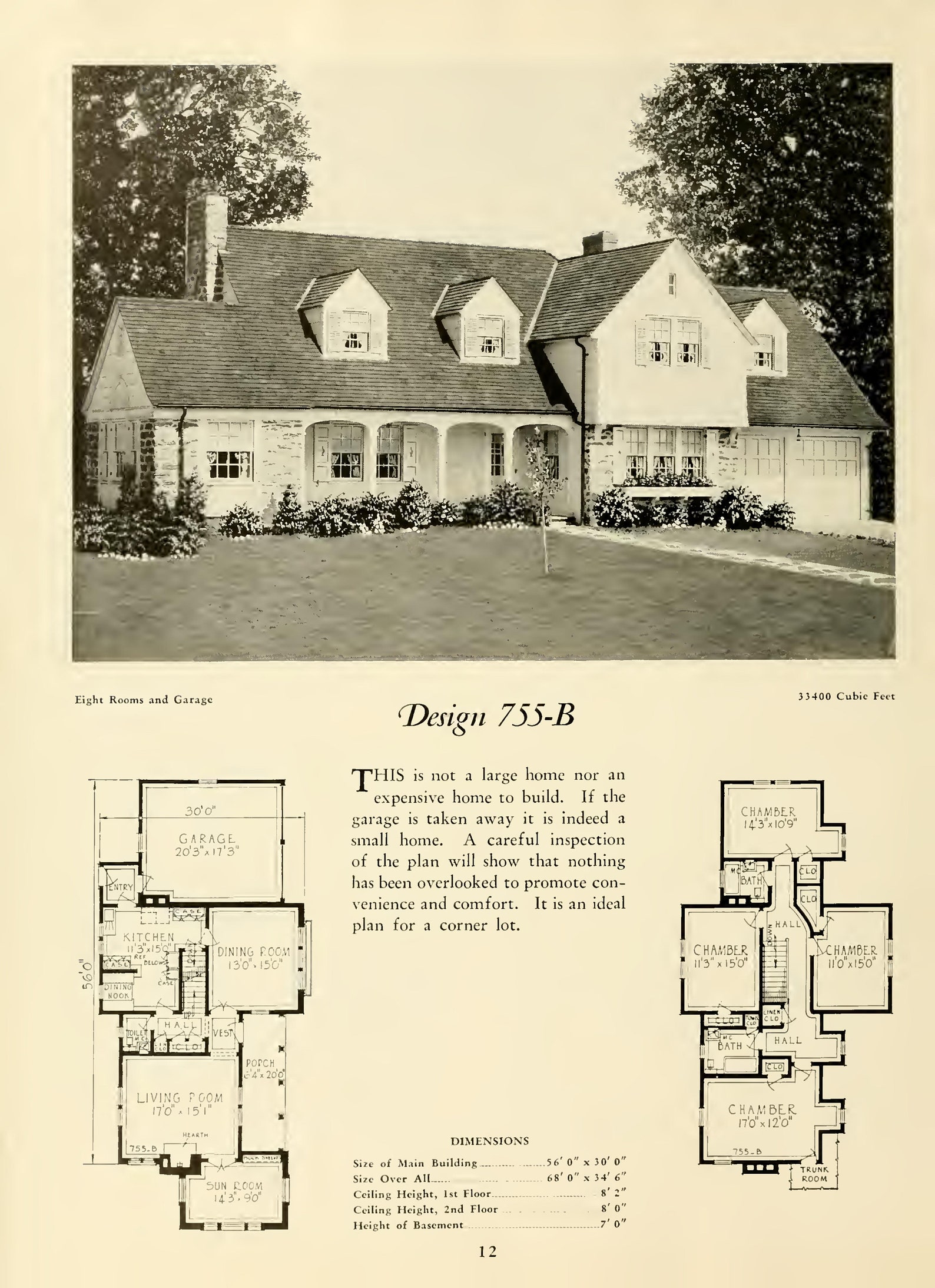 1920s Sears Modern Homes Book Of Vintage House Plans Etsy