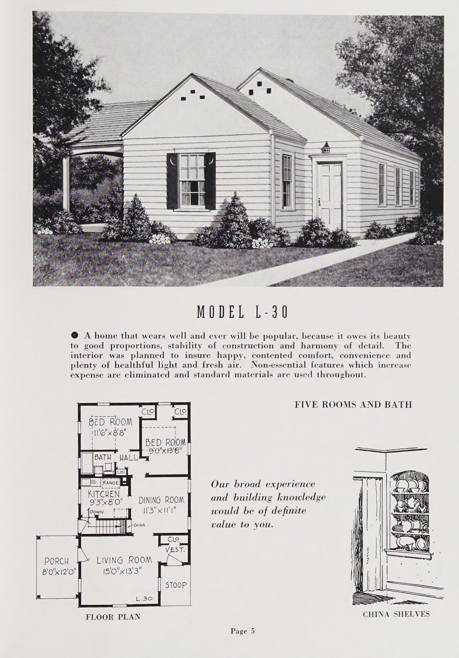 1930s House Plans
