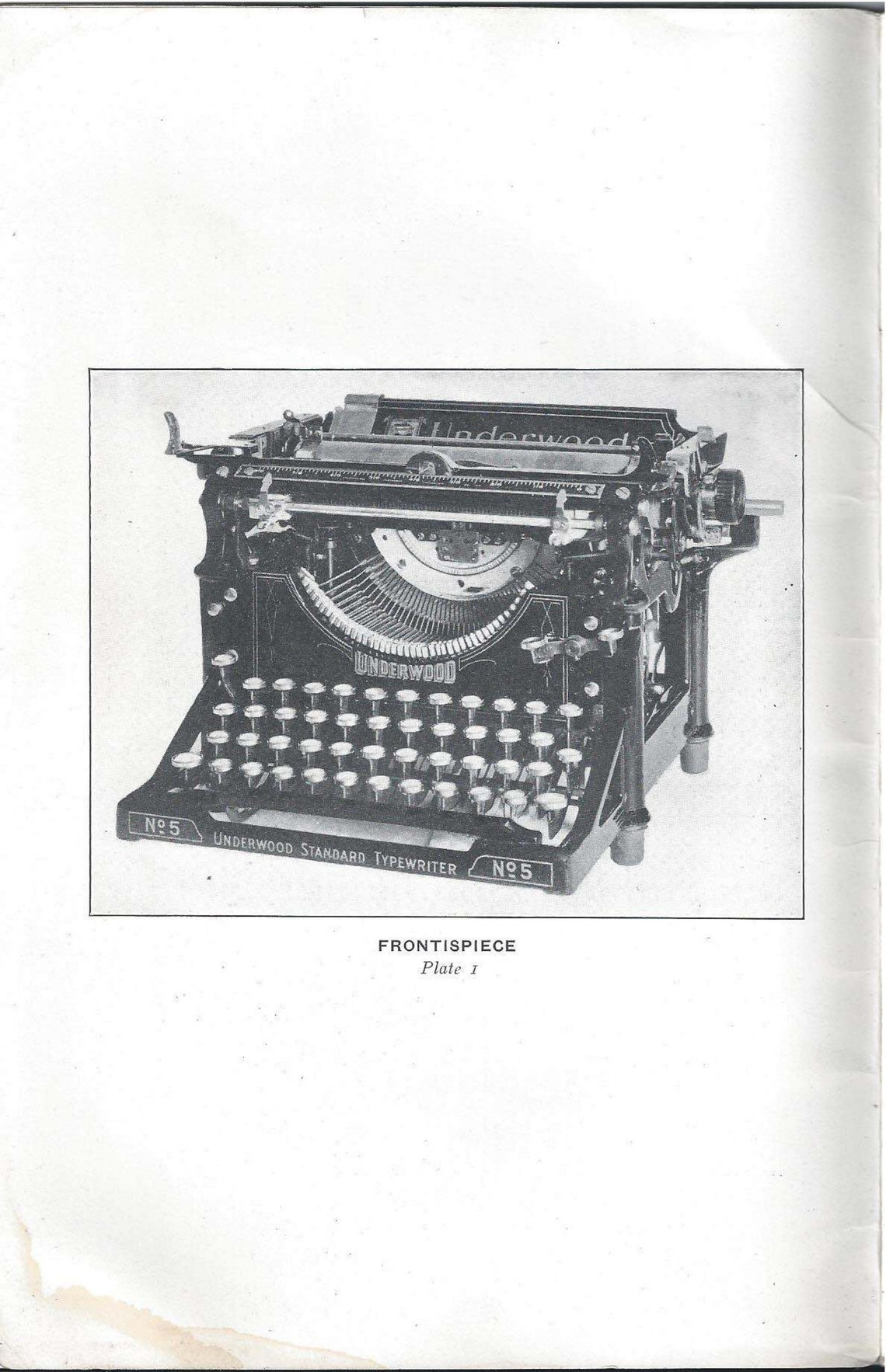Underwood Typewriter No 5 Repair Manual PDF, How to Repair Rebuilt and Adjust Underwood