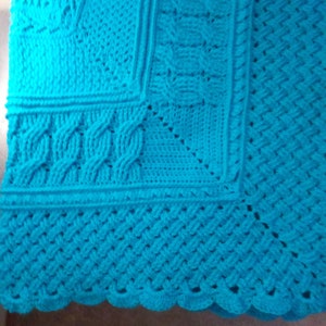Crocheted Celtic Mandala Throw
