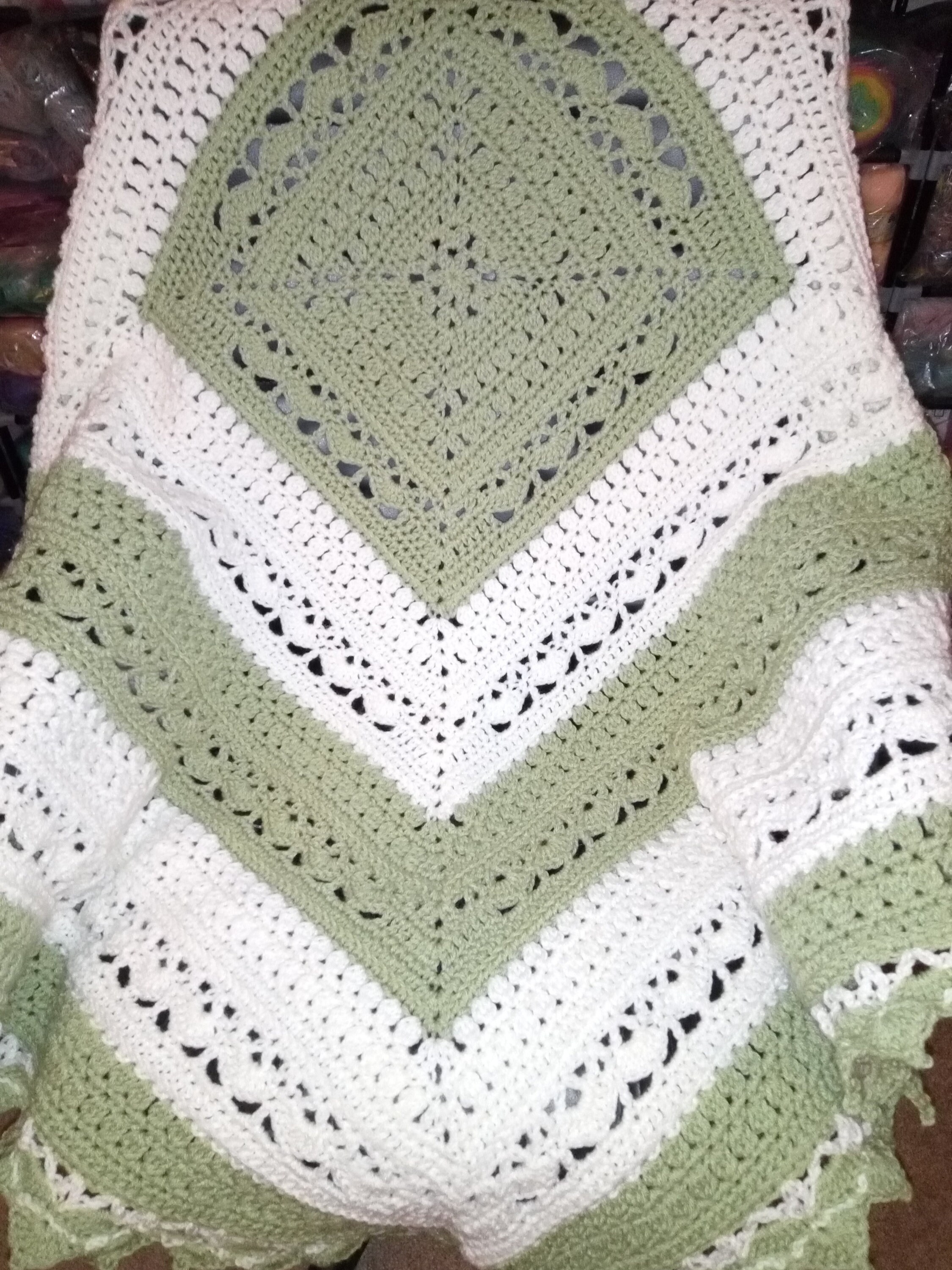 Briar Rose Crocheted Throw Etsy