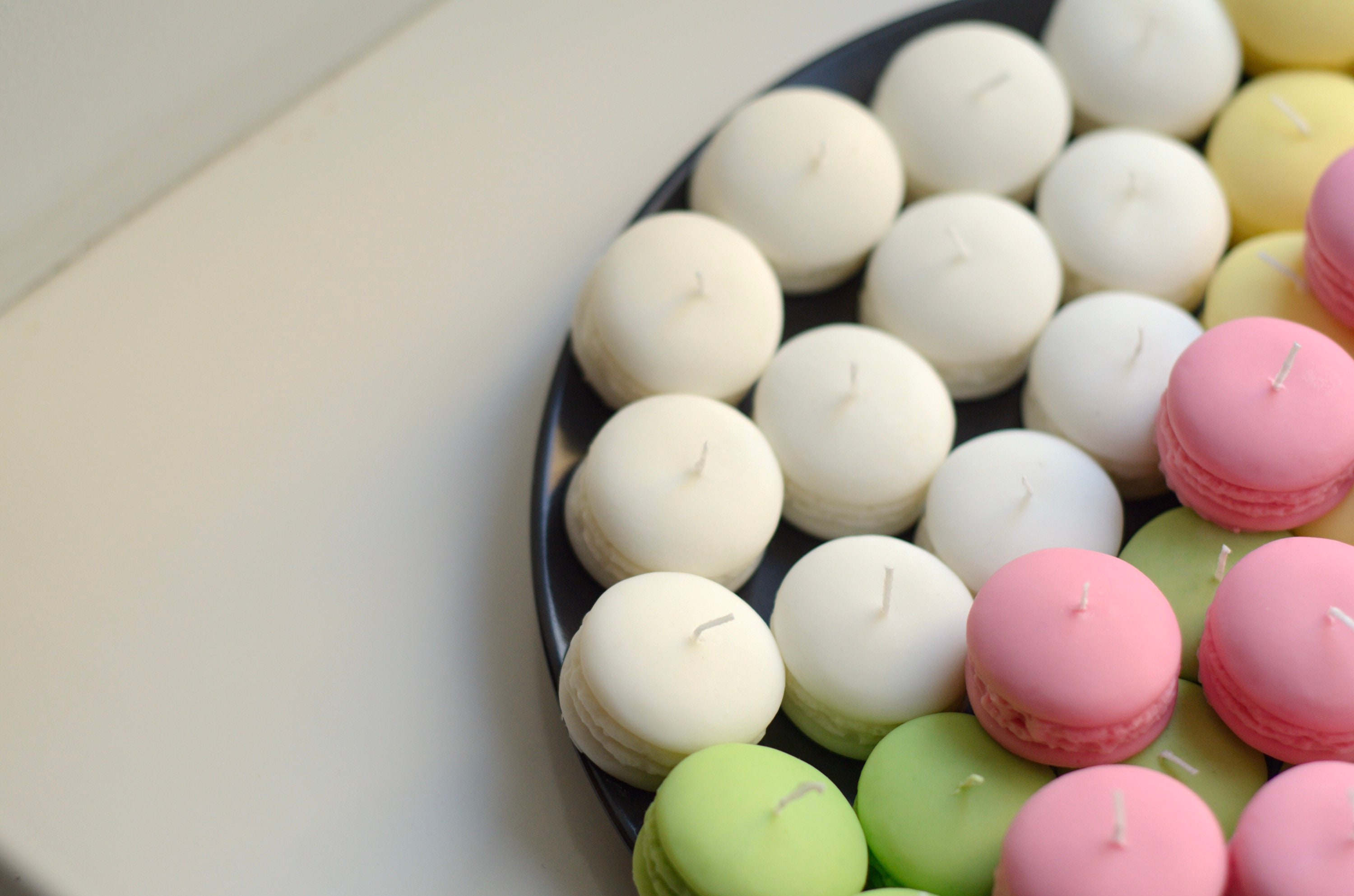 Macaron Shaped Candles/Set of Macaron Candles/Scented Soy Wax Etsy